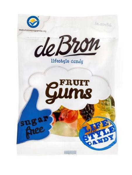 De Bron Fruitgums suikervrij (100 Gram)