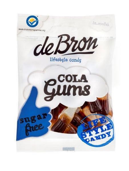 De Bron Cola gums suikervrij (100 Gram)