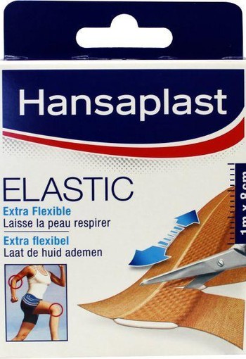 Hansaplast Elastic 1m x 8cm (1 Stuks)