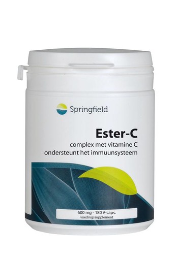 Springfield Ester-C gebufferde vitamine C (180 Vegetarische capsules)