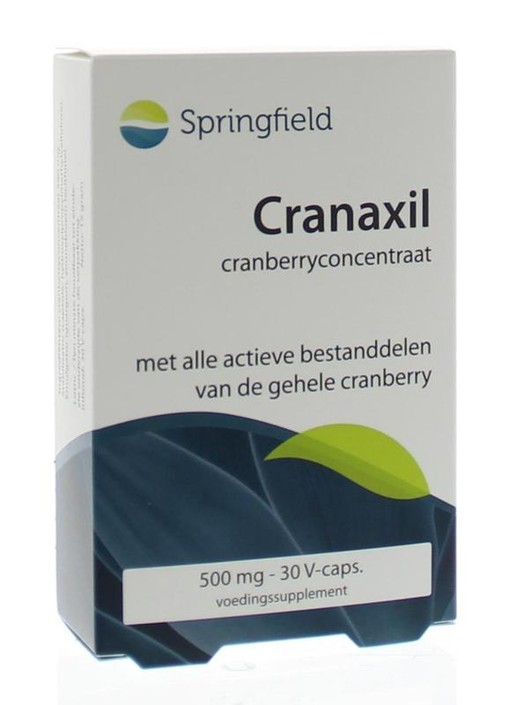 Springfield Cranaxil cranberry 500mg (30 Vegetarische capsules)