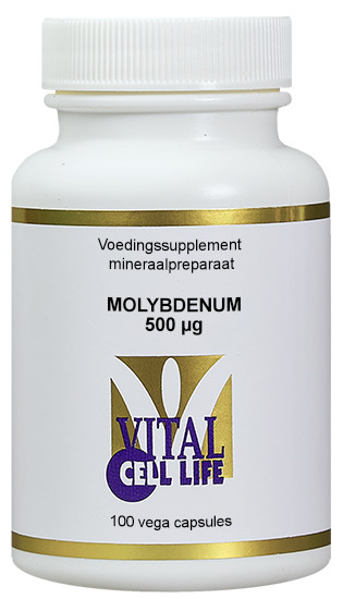 Vital Cell Life Molybdenum 500 mcg (100 Capsules)