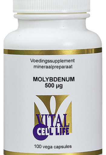 Vital Cell Life Molybdenum 500 mcg (100 Capsules)