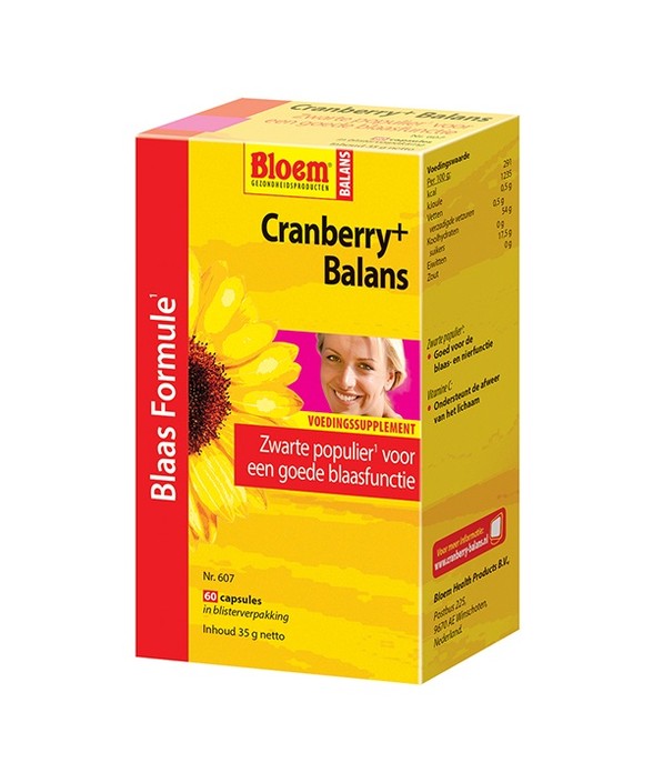 Bloem Cranberry+ balans (60 Capsules)