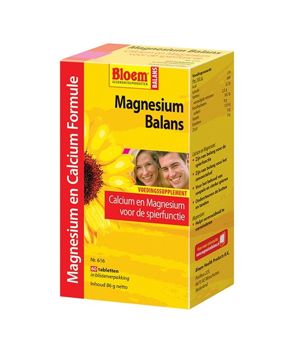 Bloem Magnesium balans (60 Tabletten)