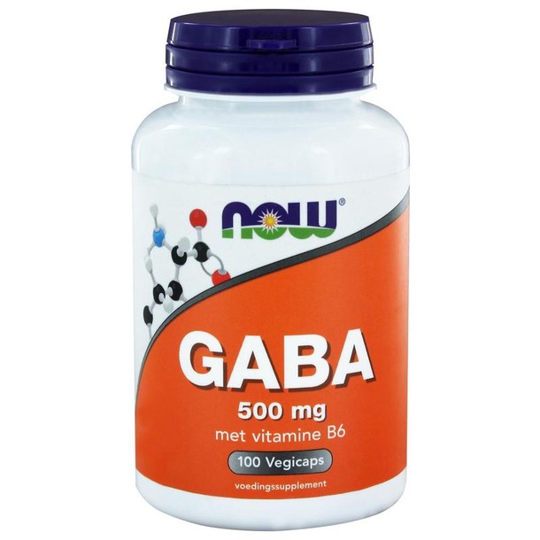 NOW GABA 500 mg (100 Vegetarische capsules)
