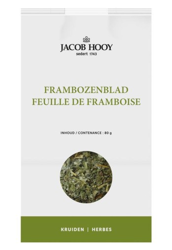 Jacob Hooy Frambozenblad (80 Gram)