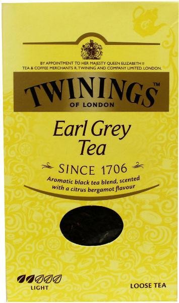 Twinings Earl grey karton (100 Gram)