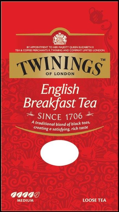 Twinings English breakfast tea karton (100 Gram)