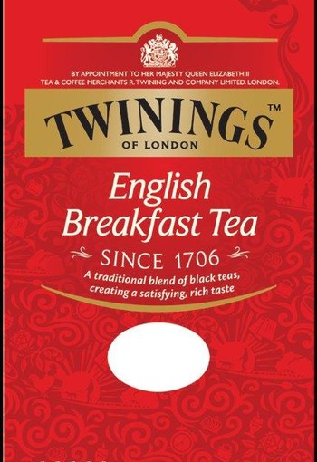 Twinings English breakfast tea karton (100 Gram)
