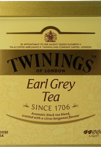 Twinings Earl grey blik (500 Gram)