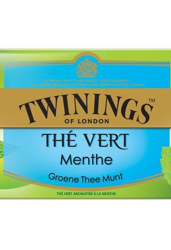 Twinings Green mint (25 Zakjes)