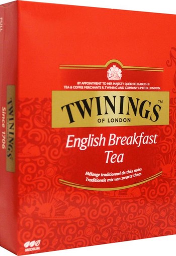 Twinings English breakfast tag (100 Stuks)