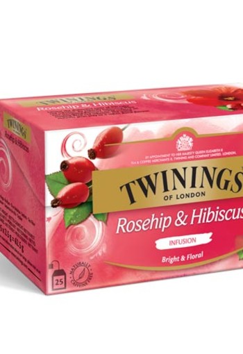 Twinings Infusions rosehip (25 Zakjes)