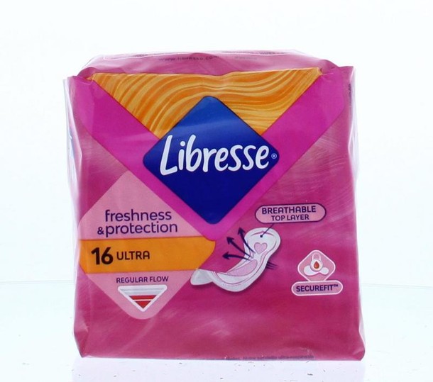 Libresse Ultra thin ultra triple protection (16 Stuks)
