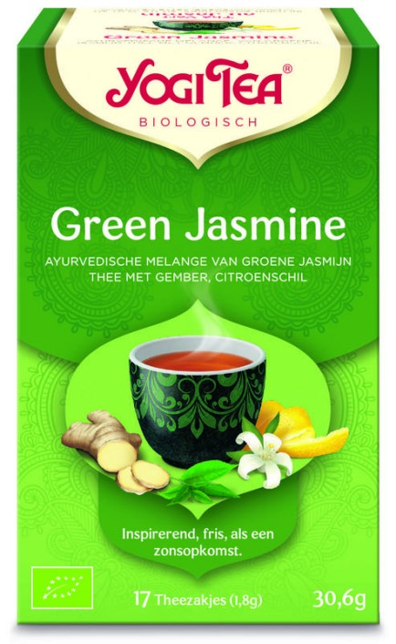 Yogi Tea Green jasmine bio (17 Zakjes)
