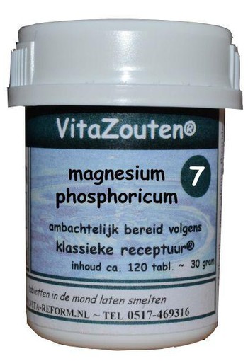 Vitazouten Magnesium phosphoricum VitaZout nr. 07 (120 Tabletten)