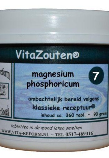 Vitazouten Magnesium phosphoricum VitaZout nr. 07 (360 Tabletten)