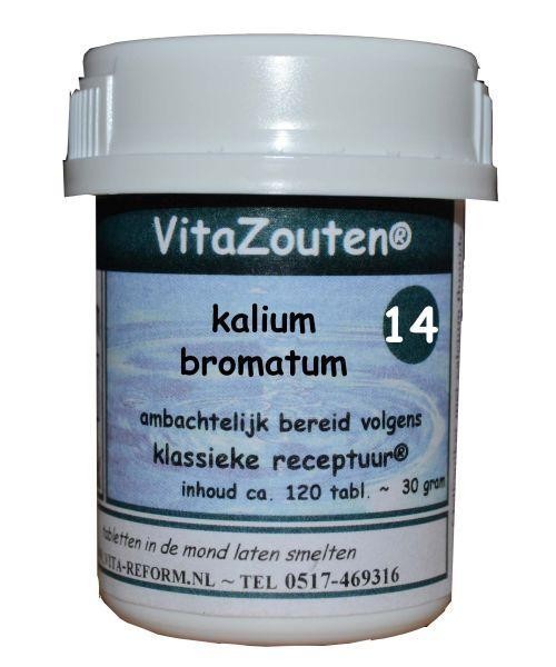 Vitazouten Kalium bromatum VitaZout nr. 14 (120 Tabletten)