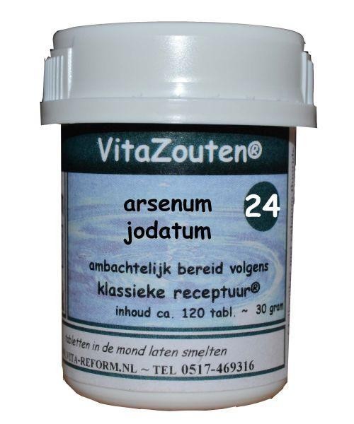 Vitazouten Arsenum jodatum VitaZout nr. 24 (120 Tabletten)