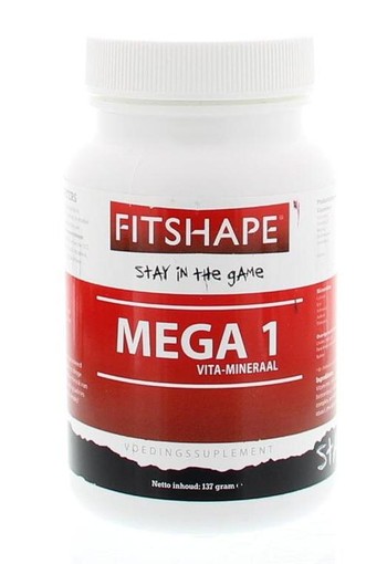 Fitshape Mega 1 vitaminen/mineralen (60 Tabletten)