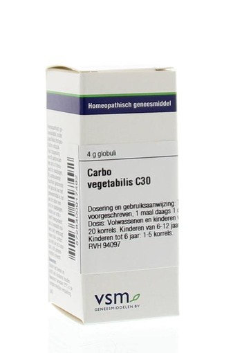 VSM Carbo vegetabilis C30 (4 Gram)