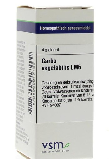 VSM Carbo vegetabilis LM6 (4 Gram)