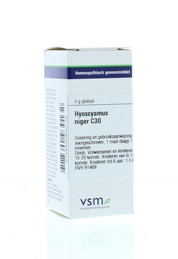 VSM Hyoscyamus niger C30 (4 Gram)