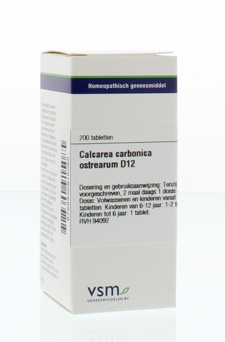 VSM Calcarea carbonica ostrearum D12 (200 Tabletten)