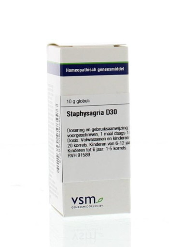 VSM Staphysagria D30 (10 Gram)