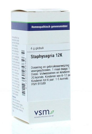 VSM Staphysagria 12K (4 Gram)