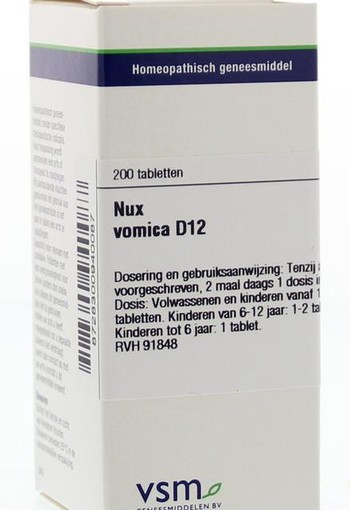 VSM Nux vomica D12 (200 Tabletten)