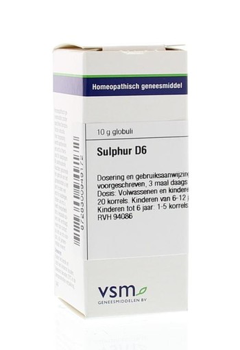 VSM Sulphur D6 (10 Gram)