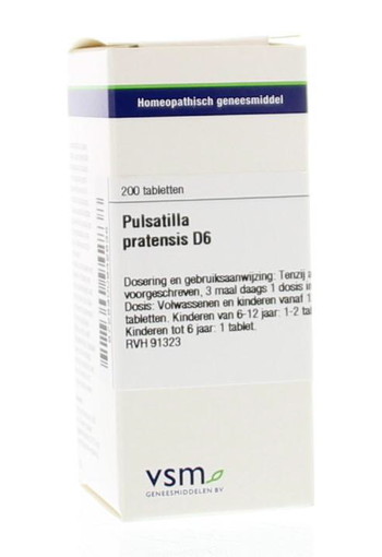 VSM Pulsatilla pratensis D6 (200 Tabletten)