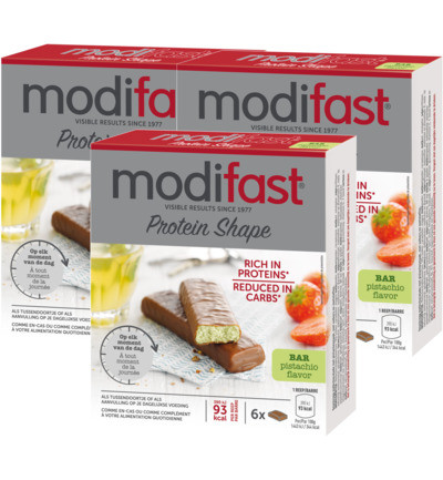Modifast Protein Shape Bar Pistache Flavor Trio 3x 162g