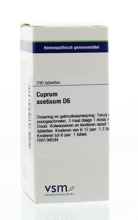 VSM Cuprum aceticum D6 (200 Tabletten)