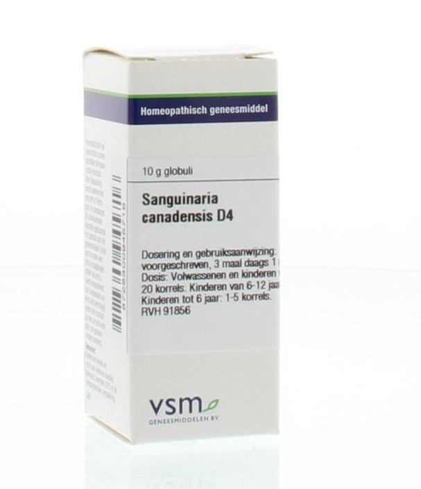 VSM Sanguinaria canadensis D4 (10 Gram)
