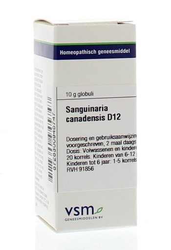 VSM Sanguinaria canadensis D12 (10 Gram)