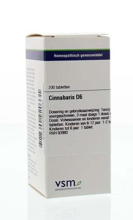 VSM Cinnabaris D6 (200 Tabletten)