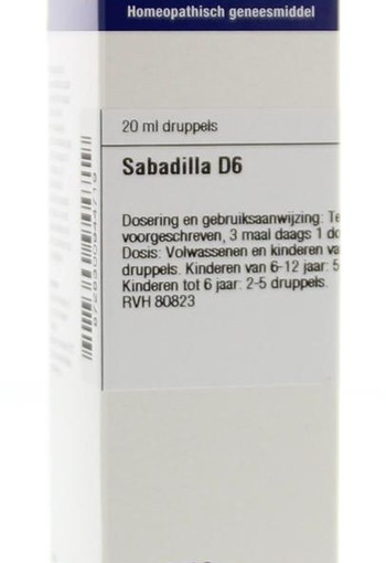 VSM Sabadilla D6 (20 Milliliter)