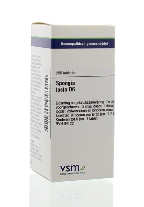 VSM Spongia tosta D6 (200 Tabletten)
