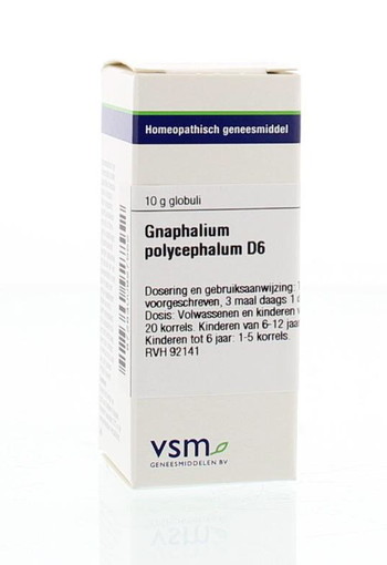 VSM Gnaphalium polycephal D6 (10 Gram)
