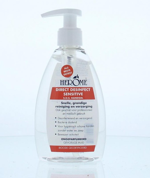 Herome Direct desinfect ongeparfumeerd sensitive (200 Milliliter)