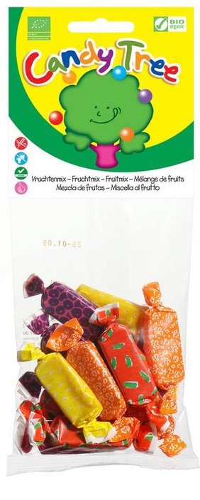 Candy Tree Vruchten toffees mix bio (75 Gram)