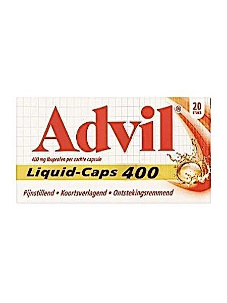 Advil Liquid Caps 400 20ca