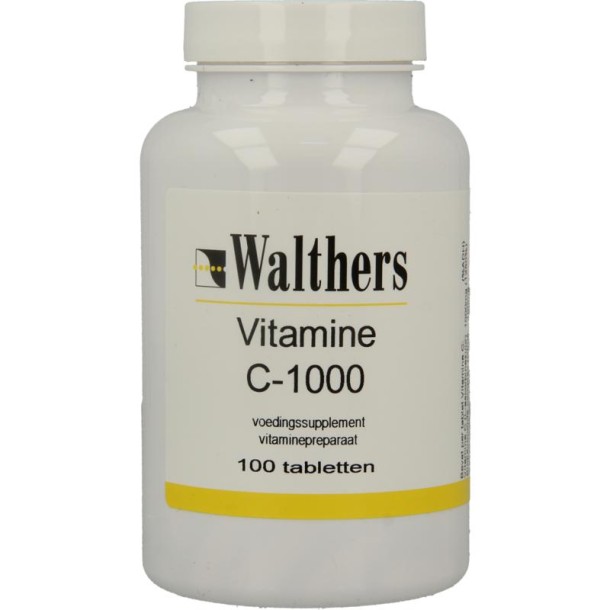 Walthers Vitamine C 1000 mg bioflav/rozenbottel (100 Tabletten)