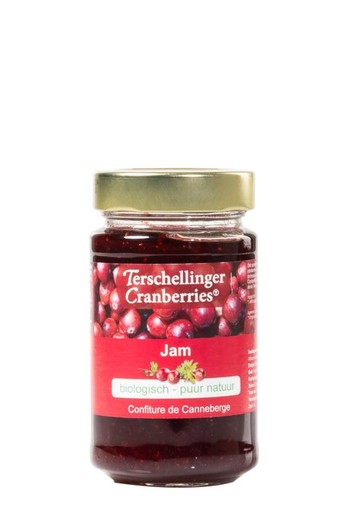 Terschellinger Cranberry jam broodbeleg eko bio (250 Gram)