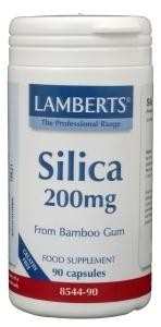 Lamberts Kiezelzuur uit bamboe (silica 200mg) (90 Vegetarische capsules)