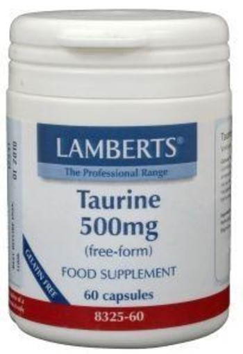 Lamberts Taurine 500mg (60 Vegetarische capsules)
