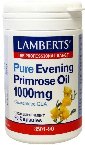 Lamberts Teunisbloemolie 1000mg (pure evening primrose) (90 Capsules)